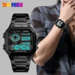 SKMEI  Business Waterproof Stainless Steel Digital Watch.