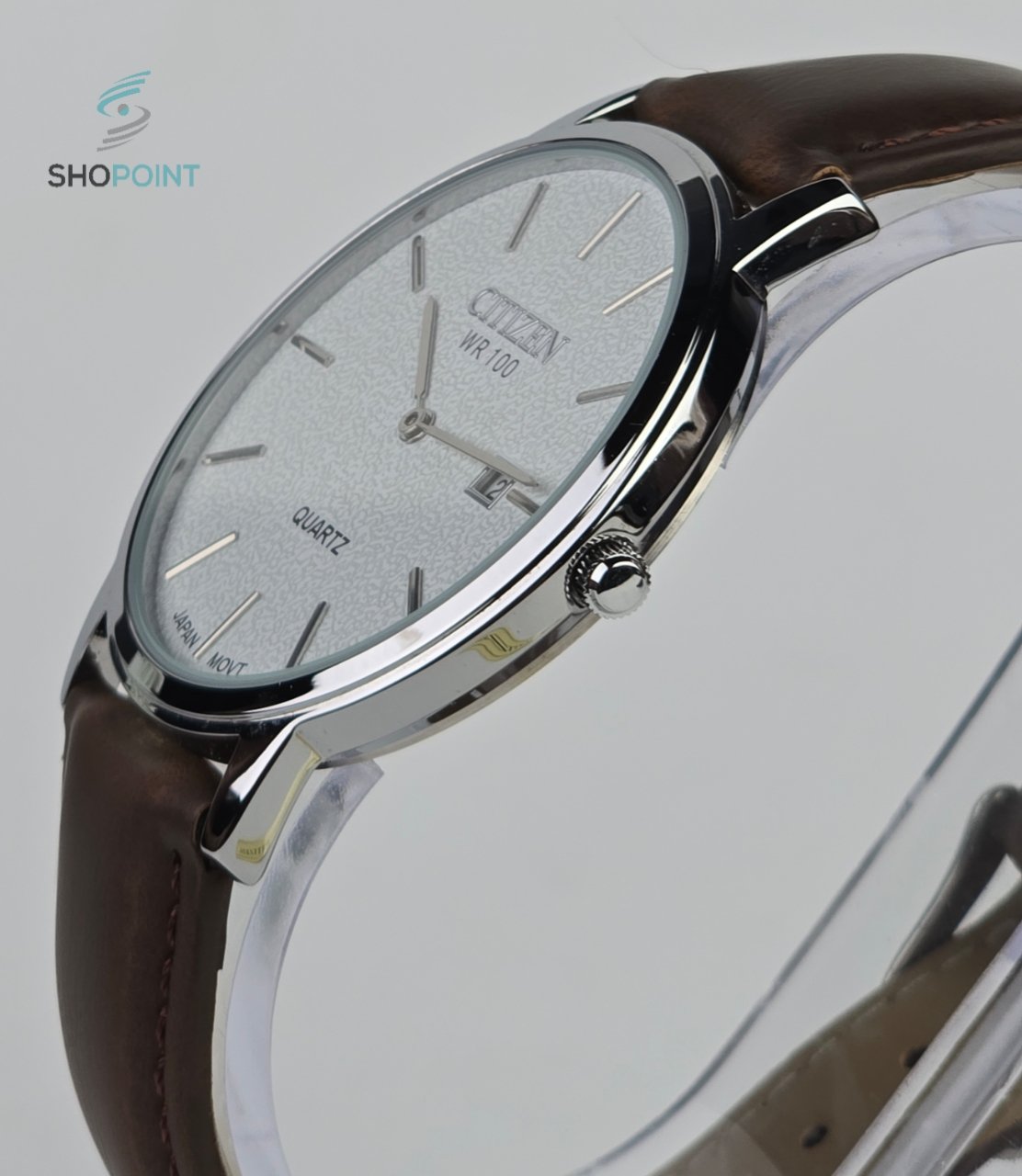 CITIZEN WR 100 SUPER SLIM STRAP WATCH.