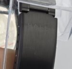 HALEI stainless steeel chain  Men`s black two shades Fashion watch.