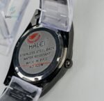 HALEI stainless steeel chain  Men`s black two shades Fashion watch.