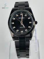 HALEI stainless steeel chain  Men`s black two shades Fashion watch.