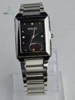 HALEI Square Dial Stainless Steel Chain Watch For Men.
