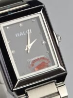 HALEI Square Dial Stainless Steel Chain Watch For Men.