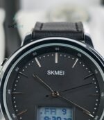 Skmei – 1652 – Leather Multifunctional Waterproof