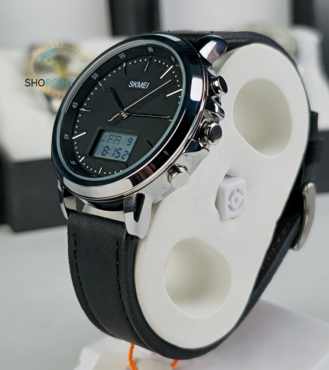 Skmei – 1652 – Leather Multifunctional Waterproof – shopoint.pk