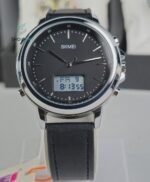 Skmei – 1652 – Leather Multifunctional Waterproof