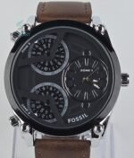 FOSSIL 3 TIME ZONE WATCH 3In one watch with original leather straps.