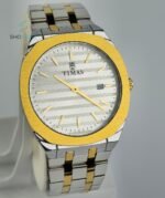 TIMAS ULTRA SLIM STAINLESS STEEL CHAIN WATCH FOR MEN.
