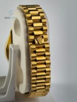 RLX Date Just Gold SILVER Dial Plain Bezel Watch