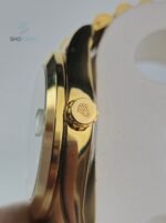 RLX Date Just Gold SILVER Dial Plain Bezel Watch