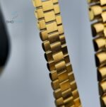 RLX Date Just Gold SILVER Dial Plain Bezel Watch