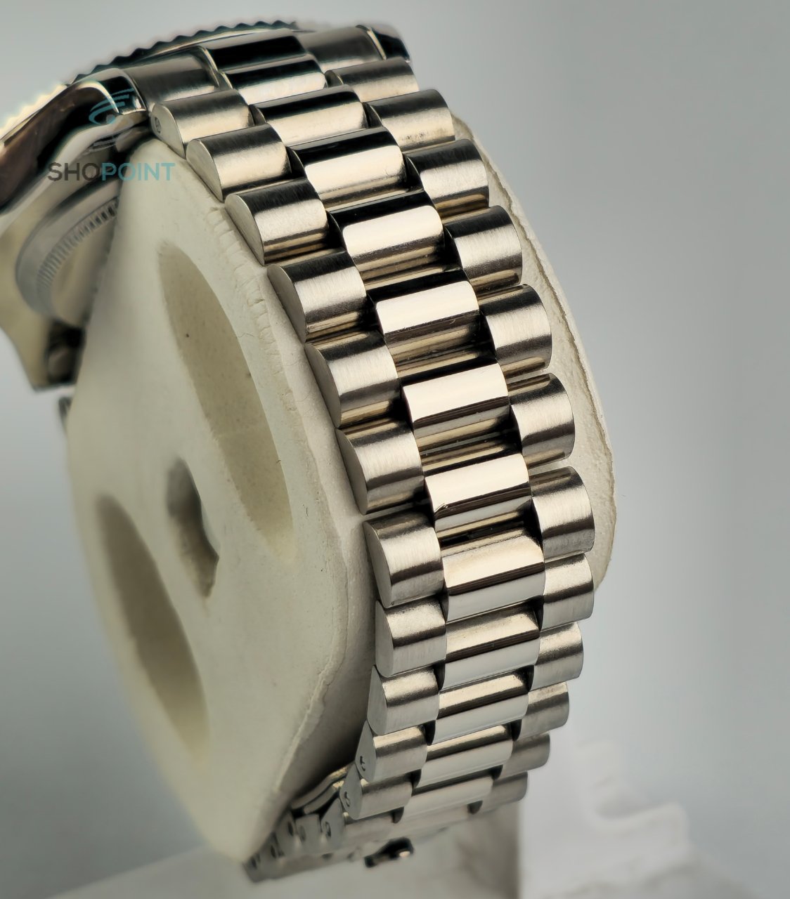 RLX DATE JUST OYESTER PERPETUAL SILVER WATCH. - Image 6