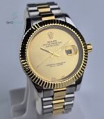 RLX Date Just Gold Silver Men's Watch.