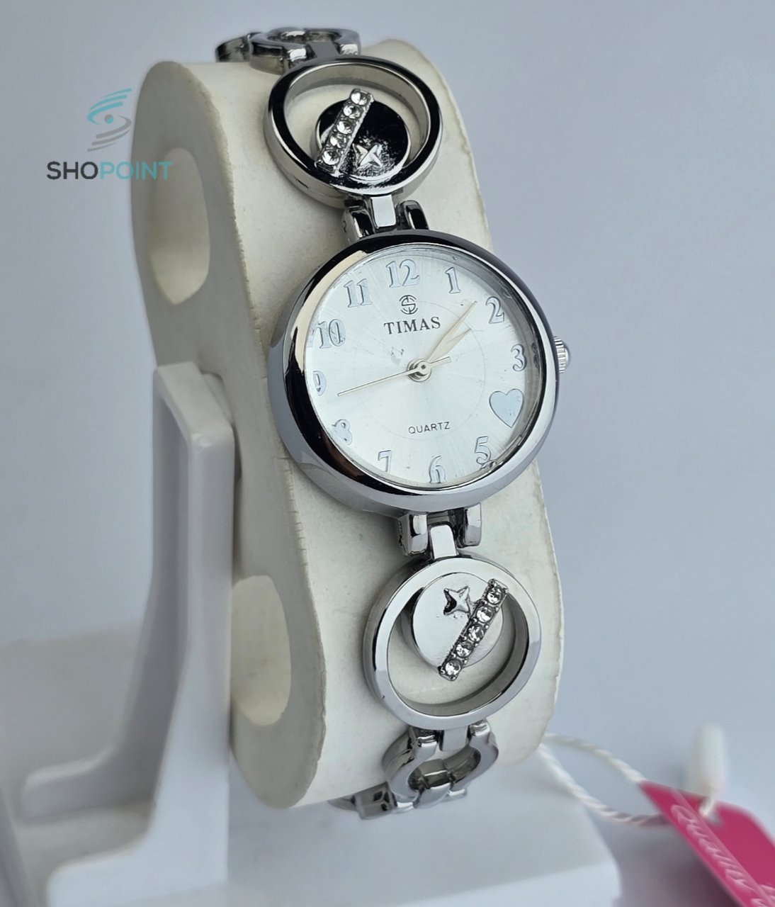 TIMAS Ladies Silver Watch - Image 3