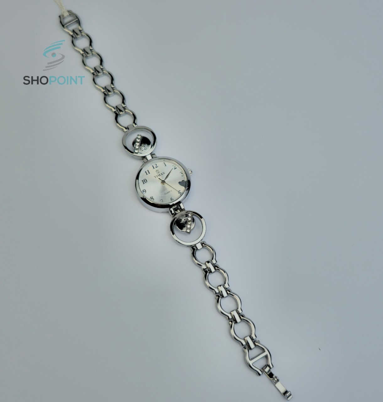 TIMAS Ladies Silver Watch - Image 4