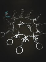 metal keychain army logo