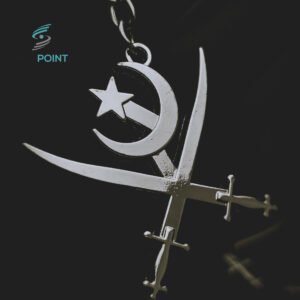 metal keychain army logo