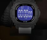 BNMI Waterproof Outdoor Sports Watch for Men Shockproof Digital LED Multifunctional Electronic Watch Military Wristwatch