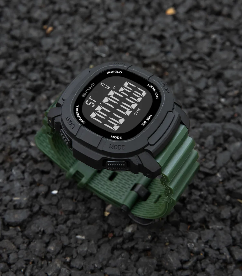 BNMI Waterproof Outdoor Sports Watch for Men Shockproof Digital LED Multifunctional Electronic Watch Military Wristwatch - Image 4