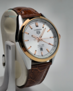 TH Twin Time Stainless Steel Men's Watch