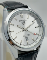 TH Twin Time Stainless Steel Men's Watch