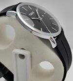 TIMAS Black Dial Men’s Watch – Stylish Stainless Steel Case with Date Display
