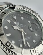 Rlx  Rotating Bezel Watch with Heavy Stainless Steel Chain