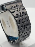 BW Premium Black Analog Stainless Steel Chain Watch for Men with Strong Butterfly Lock.