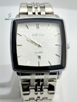 BW Premium Silver Analog Stainless Steel Chain Watch for Men with Strong Butterfly Lock.