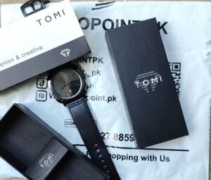 TOMI T-084 Men's Watch Quartz Date Leather Strap photo review