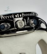Premium Tubular Dual Time Analogue & Digital Watch – Waterproof Leather Strap Watch with Alarm & Stopwatch.