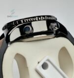 Premium Tubular Dual Time Analogue & Digital Watch – Waterproof Leather Strap Watch with Alarm & Stopwatch.