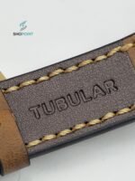 Premium Tubular Dual Time Analogue & Digital Watch – Waterproof Leather Strap Watch with Alarm & Stopwatch.