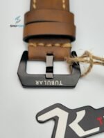 Premium Tubular Dual Time Analogue & Digital Watch – Waterproof Leather Strap Watch with Alarm & Stopwatch.