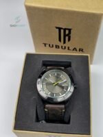 Premium Tubular Model 5588  Analogue Watch – Leather Strap Classic Watch with Luminous Dial