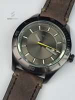 Premium Tubular Model 5588  Analogue Watch – Leather Strap Classic Watch with Luminous Dial