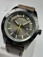 Premium Tubular Model 5588  Analogue Watch – Leather Strap Classic Watch with Luminous Dial