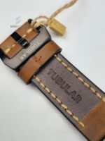 Premium Tubular Skeleton Dial Analogue Watch – Waterproof Leather Strap Luxury Watch with Luminous Dial