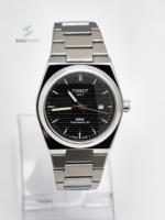 Tissot PRX 1854 Premium black silver Stainless Steel Watch – Waterproof Classic Luxury Watch with Date Function