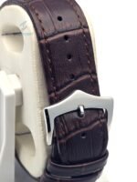 Luxury Tank Style Leather Brown Strap Men’s Watch – Classic Roman Dial Design