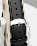 BW Dual Watch Gold White Dial Men's Leather Strap Analog Wrist Watch